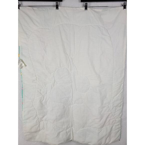 Vintage Dundee Baby Crib Blanket Comforter Pastel Zoo Animals Quilted USA Made - Picture 3 of 14